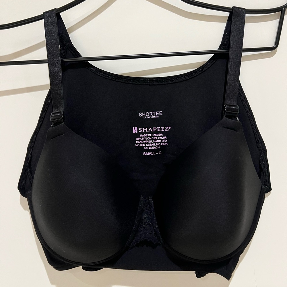 Shapeez Shortee Black Women's Bra Small-C